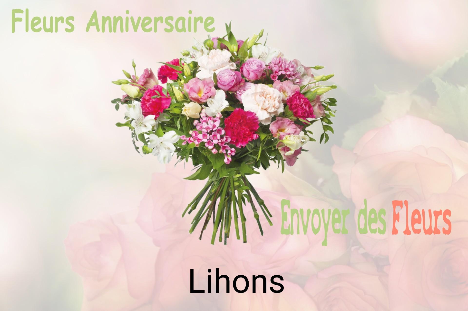 Bouquet de fleurs d’anniversaire livré à Lihons